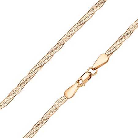 Золотая цепочка Косичка из 3 цепей 175060₽