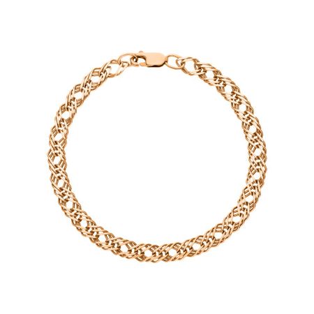 Золотой браслет Тройной ромб 54270₽