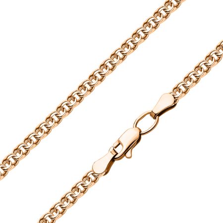 Золотая полновесная цепочка Бисмарк с алмазной гранью 205080₽