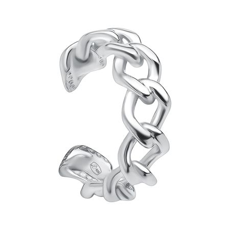 Серебряная серьга с родированием 690₽