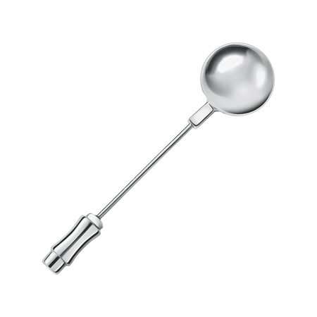 Серебряная брошь с родированием 1720₽