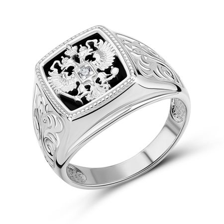 Серебряная печатка с фианитом 4990₽