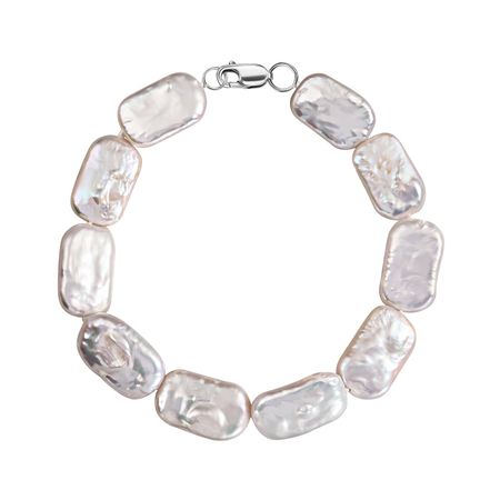 Браслет из жемчуга с серебряным замком 1690₽