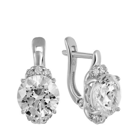 Серьги SOKOLOV из серебра с кристаллами 3290₽