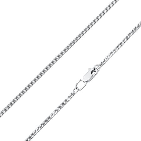 Серебряная полновесная цепочка Двойной панцирь с алмазной гранью 1590₽