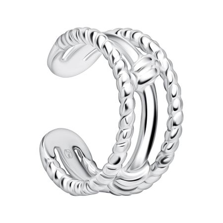 Серебряная серьга с родированием 690₽