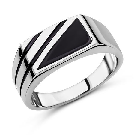 Кольцо-печатка TALANT из серебра с эмалью 3790₽