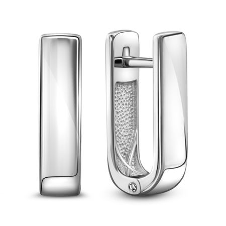 Серебряные серьги с родированием 1790₽