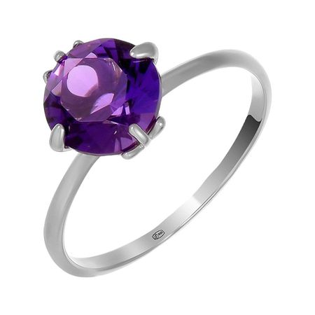 Кольцо из серебра с аметистом 990₽