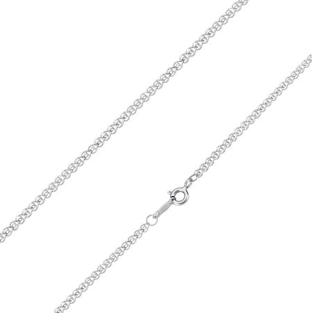 Серебряная цепочка Лав с алмазной гранью и родированием 1790₽