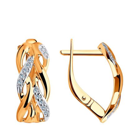 Серьги SOKOLOV из золота с фианитами 36990₽