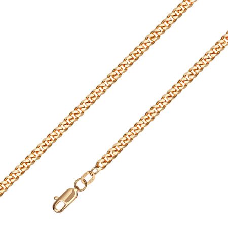 Золотая пустотелая цепочка Панцирь 120920₽