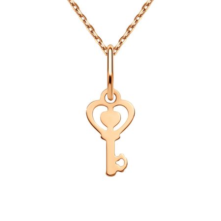 Золотая детская подвеска Ключ 3490₽