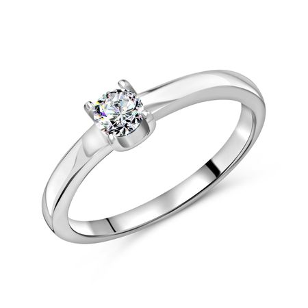 Серебряное кольцо с фианитом 790₽