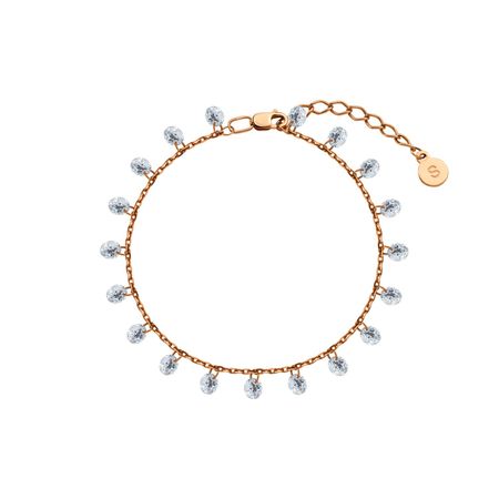 Серебряный браслет с фианитами и позолотой 4280₽