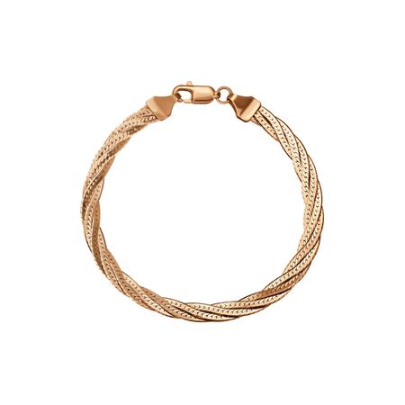 Золотой браслет Косичка из 4 цепей 74700₽