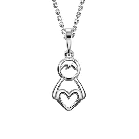 Серебряная подвеска с родированием 249₽