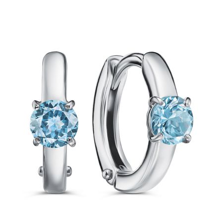 Серебряные серьги с топазами 1990₽