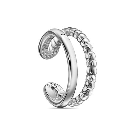 Серебряная серьга с родированием 590₽