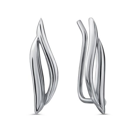 Серебряные серьги с родированием 990₽