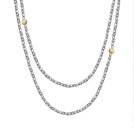 Серебряное колье с позолотой 1800₽