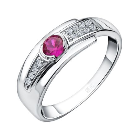 Золотое кольцо с рубином и бриллиантами 27990₽