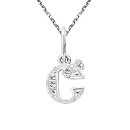 Серебряная подвеска с фианитами 590₽