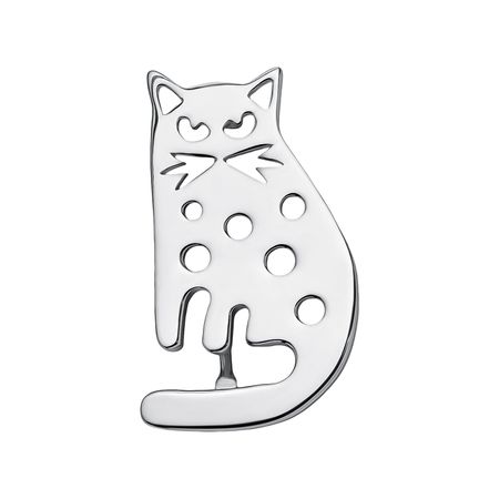 Серебряная брошь с родированием 2490₽