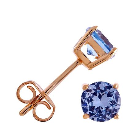 Золотые серьги со шпинелью нано 17000₽