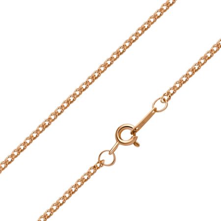 Серебряная цепочка Двойной ромб с позолотой и алмазной гранью 890₽