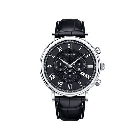 Серебряные мужские часы SOKOLOV Motion 125300000002013 45610₽