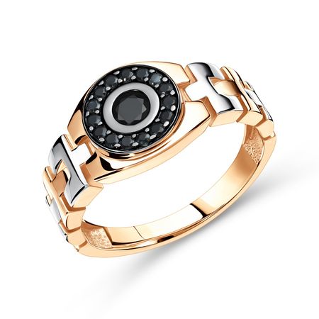 Золотой перстень с фианитами 64280₽