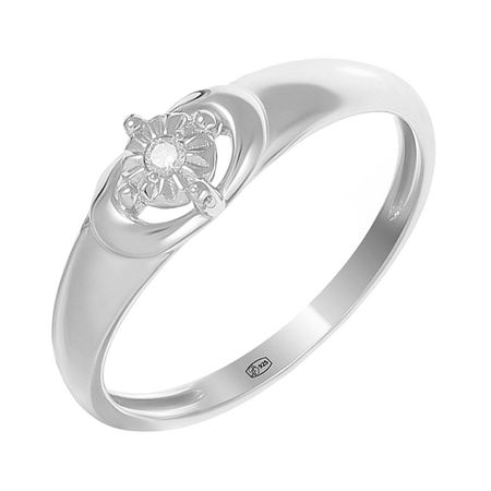 Кольцо из серебра с фианитом 1290₽