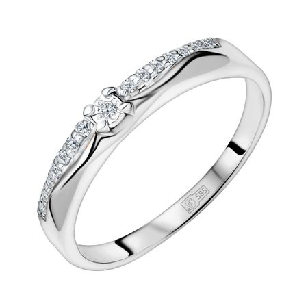 Золотое кольцо с бриллиантами 31990₽