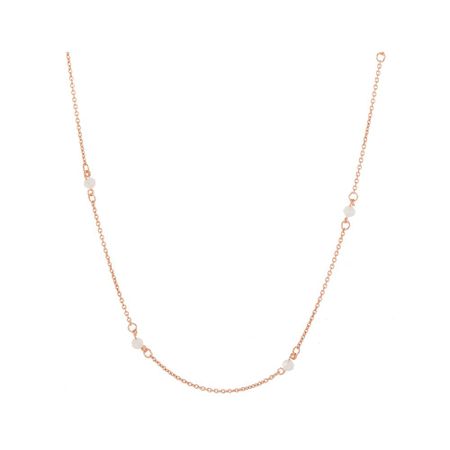 Серебряное колье с лунным камнем и позолотой 1200₽