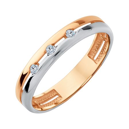 Золотое кольцо с бриллиантами 26990₽