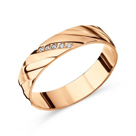 Золотое обручальное кольцо с бриллиантами 28990₽