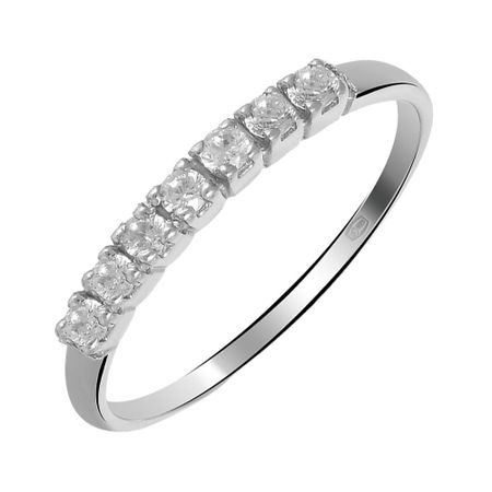 Серебряное кольцо с фианитами 1590₽
