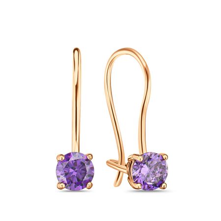 Золотые серьги со шпинелью нано 11760₽