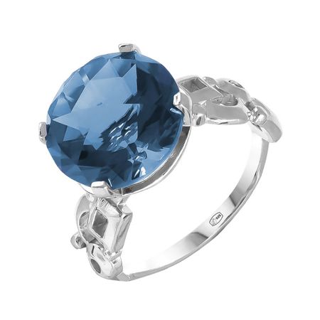 Серебряное кольцо с топазом 1700₽