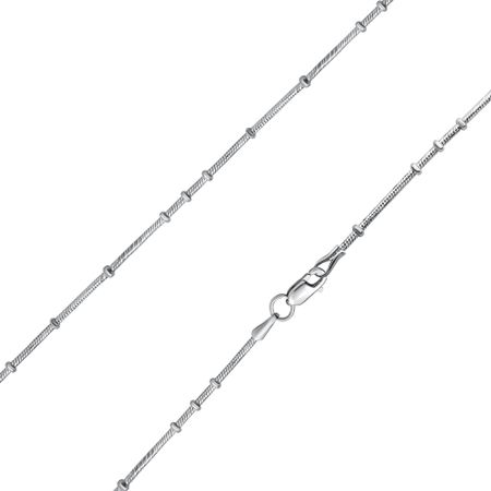 Золотая полновесная цепочка Тондо с шариками 13 и родированием 51970₽