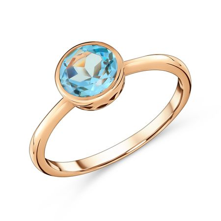 Золотое кольцо с топазом 24990₽