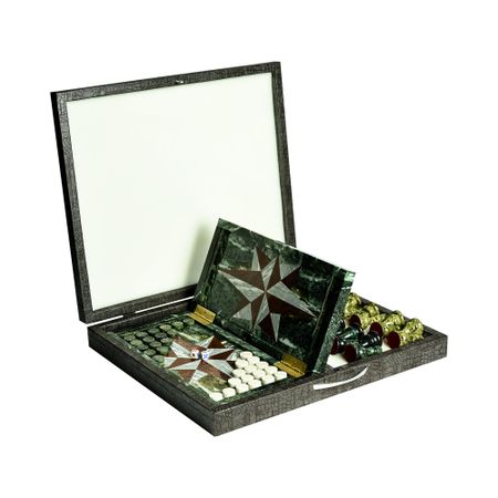 Набор игровой шахматы шашки и нарды 44х44х25 см 29990₽