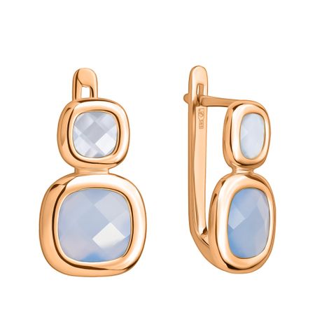 Золотые серьги с агатами 87990₽