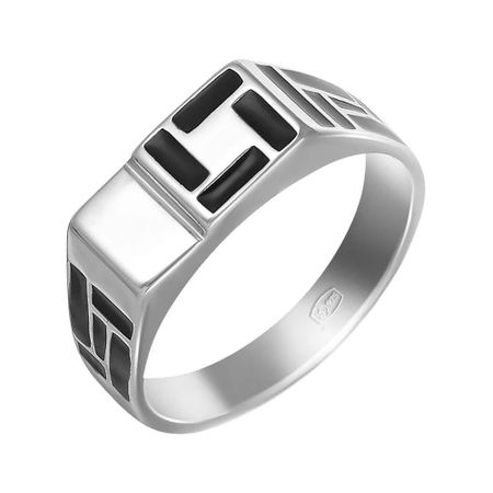 Серебряная печатка с эмалью 2490₽