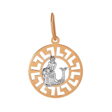 Золотая подвеска со знаком зодиака Водолей 11990₽