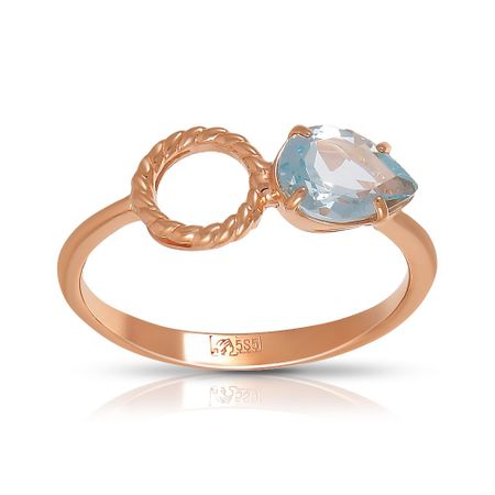 Золотое кольцо с топазом Sky 26990₽