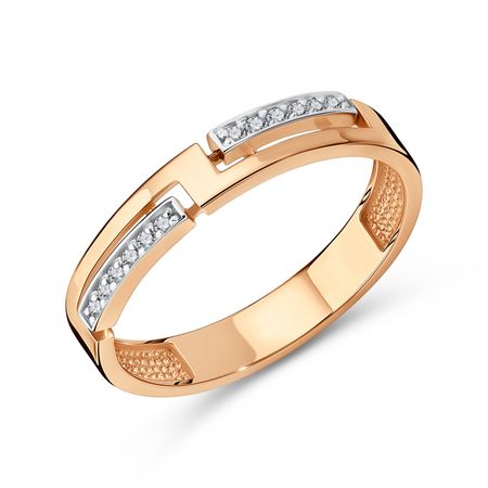 Золотое кольцо с бриллиантами 38990₽