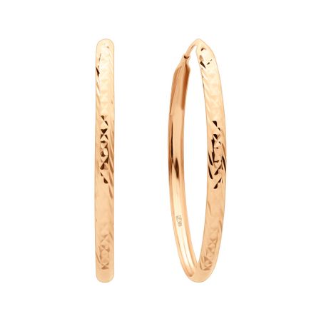 Золотые серьги с алмазной гранью 64990₽