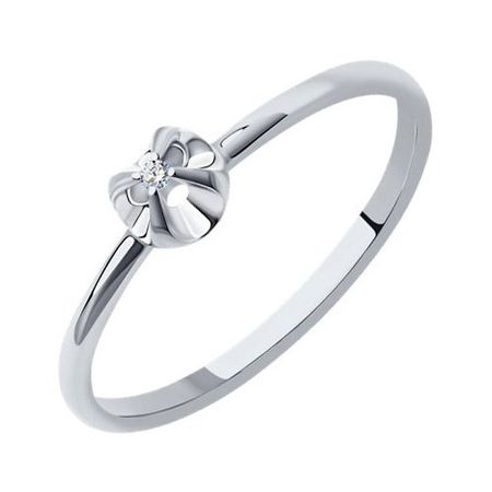 Золотое кольцо с бриллиантом 26990₽